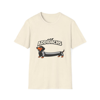 Addidachs T-Shirt – Lustiges Dackel Shirt mit Trainingsanzug