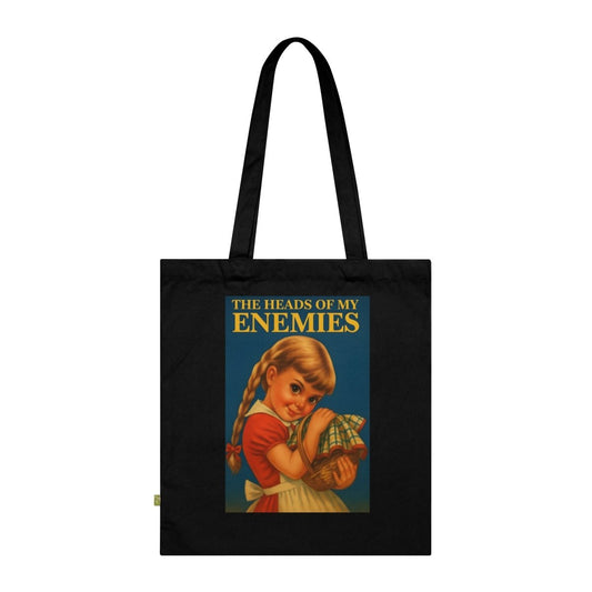 Totebag „The Heads of My Enemies“ – Ironisches Retro-Design mit Biss-Bags-True Insights