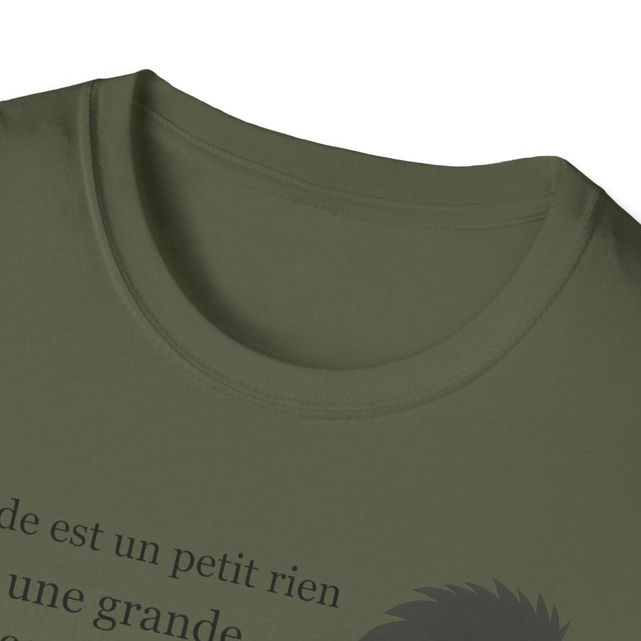 Dachshund T-Shirt – FRENCH print « L'attitude est un petit rien qui fait une grande différence » – Funny Gift for Dog Lovers