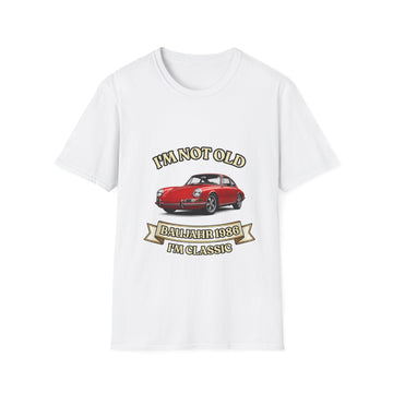 True Insights T-Shirt Baujahr 1986 roter Sportwagen in Sport Grey, Geschenk zum 40. Geburtstag