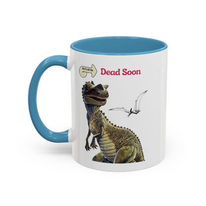 We'll All Be Dead Soon T-Shirt Unisex – Lustiges Dinosaurier Statement Shirt mit Flugsaurier, Sarkasmus & Nihilismus