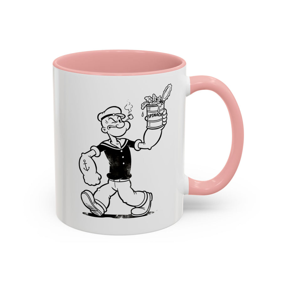 Popeye Spinat Dose Tasse – Comic Kult Kaffeebecher für Fans von Retro-Cartoons & starkem Kaffeegenuss