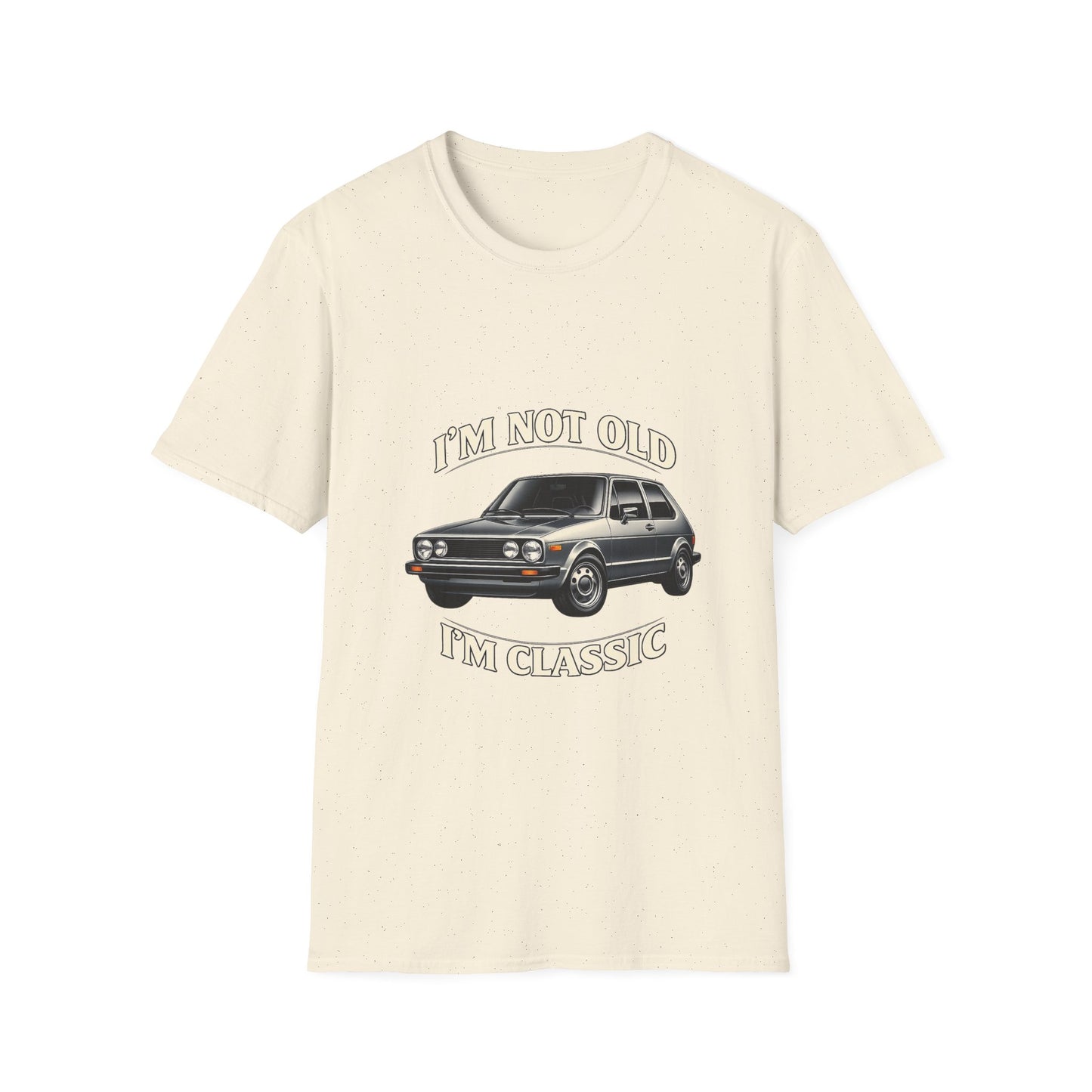 VW Golf 1 Oldtimer T-Shirt "I'm Not Old I'm Classic" - Retro Auto Shirt für Klassiker-Fans & Geburtstag