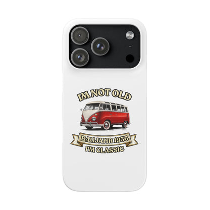True Insights Jahrgang 1956 Handyhülle VW Bulli in iPhone 17 Pro