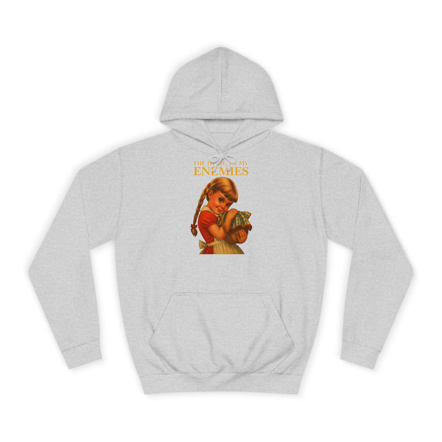 True Insights The Heads of My Enemies Hoodie – Retro-Satire im Kinderbuch-Stil