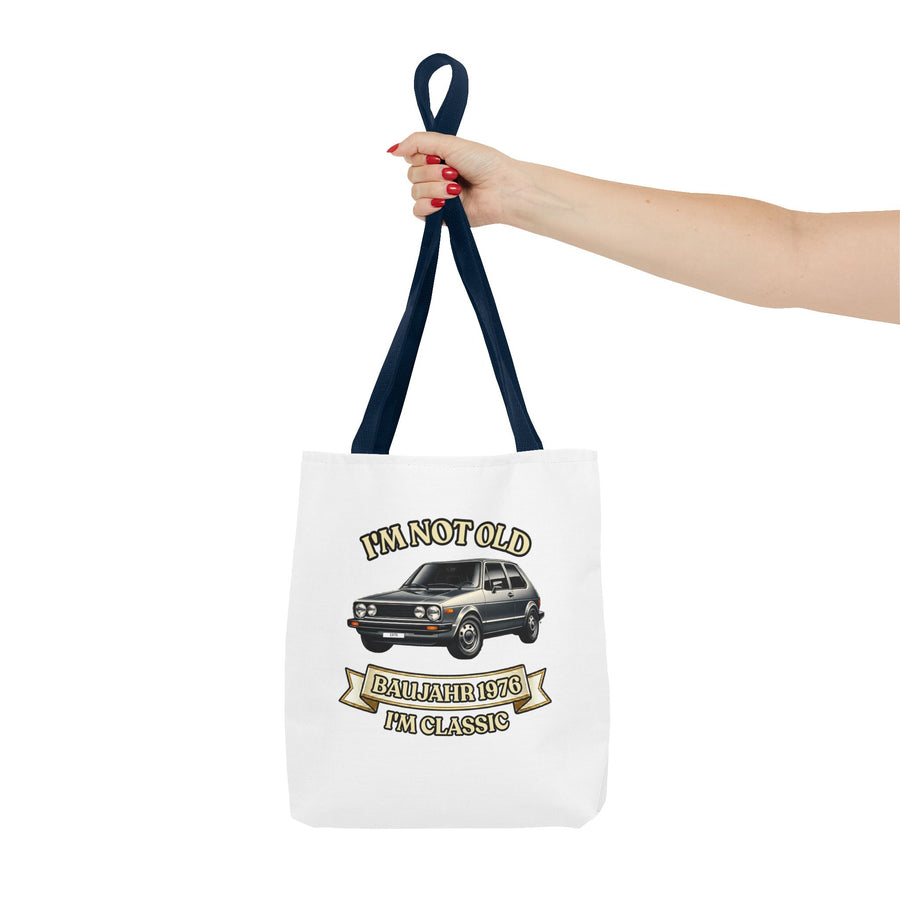 Born in 1976 Tote Bag – 50th Birthday Gift | Classic Car