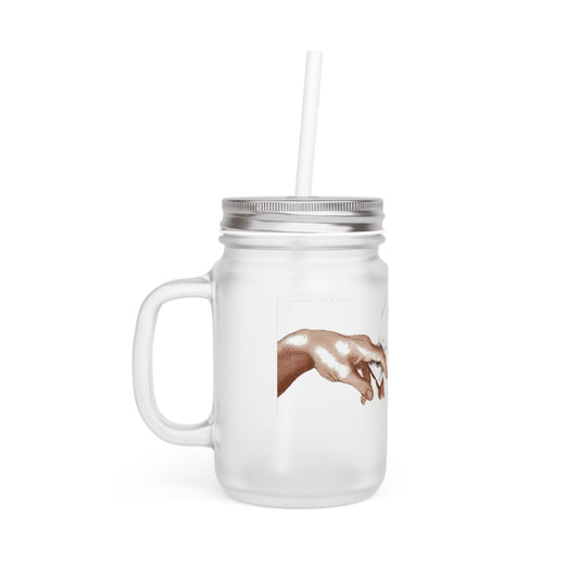 The Deal – Jar Mug with symbolic handshake and depth
