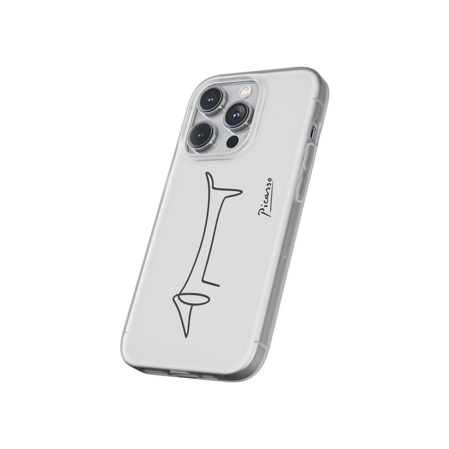 Picasso Cubisme Noir | Coque de téléphone | L'art à l'état pur