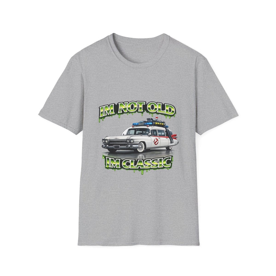 True Insights T-Shirt I'm Not Old I'm Classic Ecto-1 Retro Design in Sport Grey, Vintage-Statement-Shirt