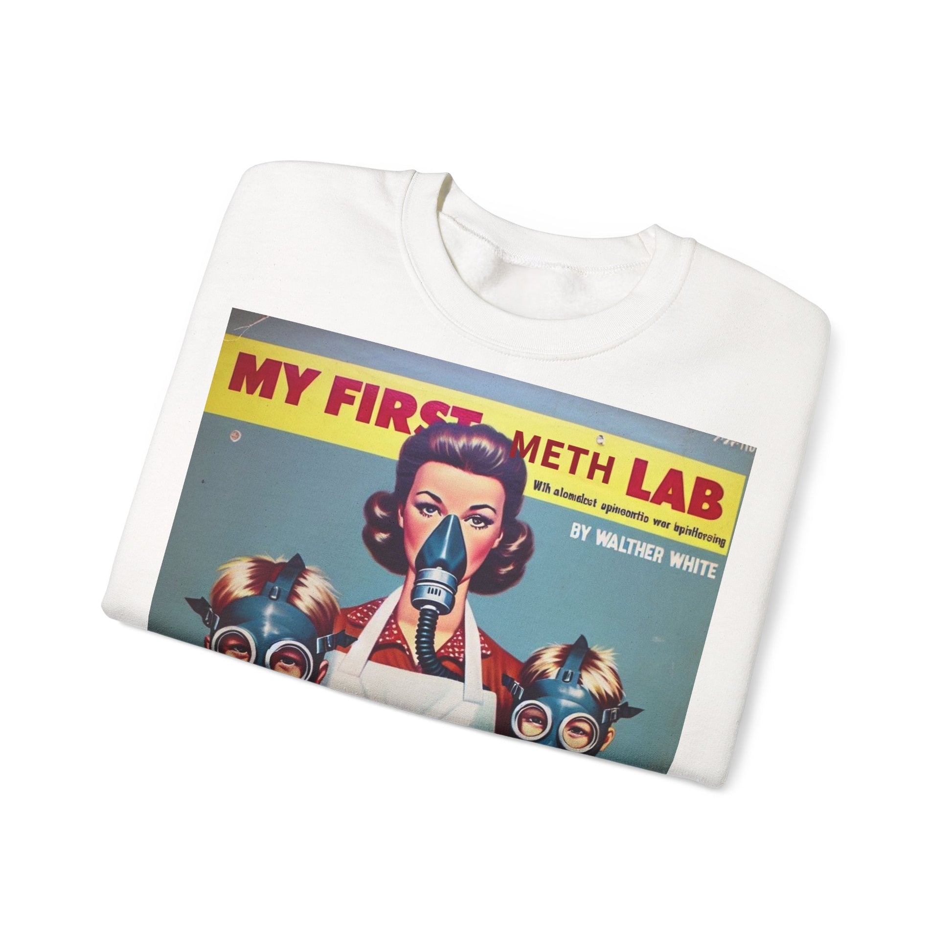Sweatshirt – My First Meth Lab Sweatshirt | Lustiger Retro Pullover mit Satire-Print | Geschenk für Breaking Bad Fans & Dark Humor Lover | True Insights Design mit Humor