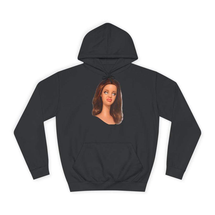 Funny Doll Meme Hoodie | Annoyed Face | Sarcastic Barbie Face Hoodie for Women