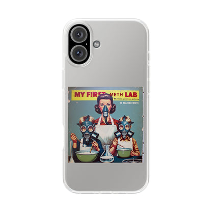 „My First Meth Lab“ Handyhülle – Schwarzer Humor im Retro-Look-Phone Case-True Insights
