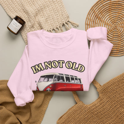 Sweatshirt Baujahr 1976 - I'm Not Old I'm Classic - Retro Bulli Bus - 50. Geburtstag Geschenk
