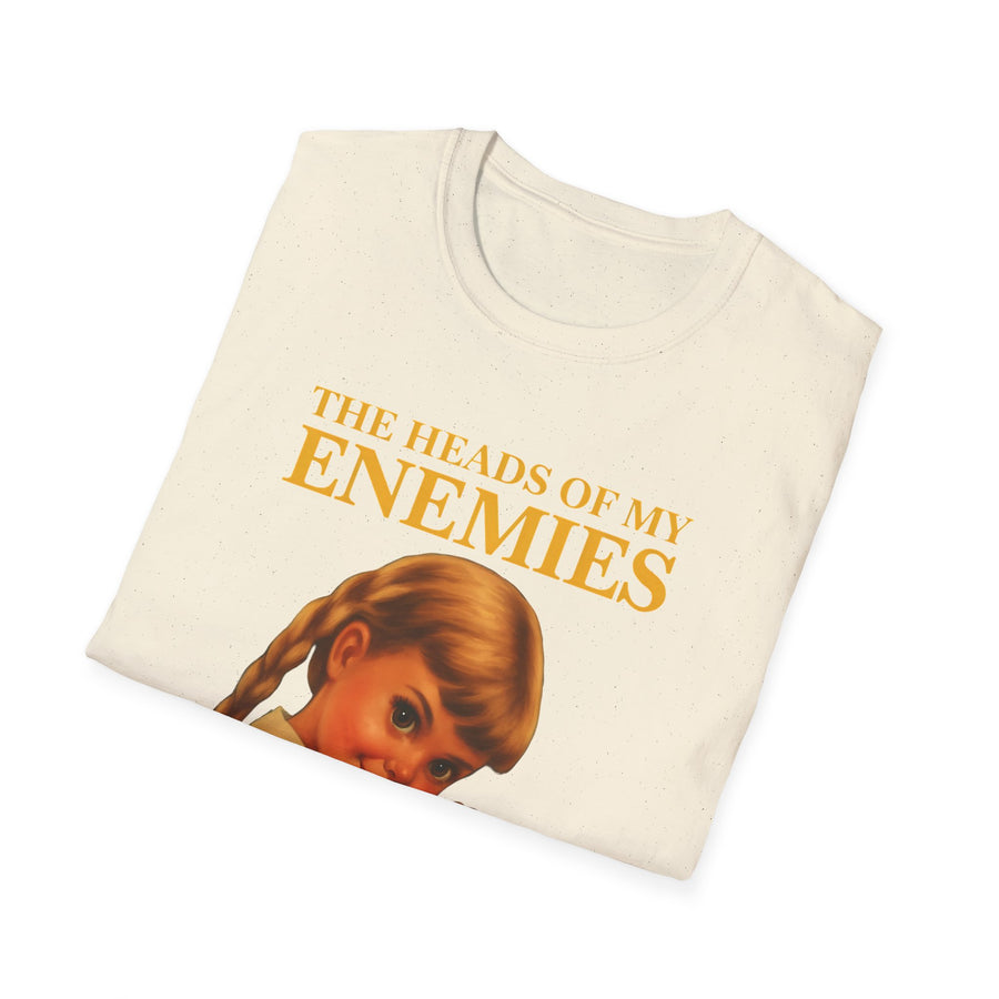 T-shirt satirique The Heads of My Enemies - Humour noir design rétro