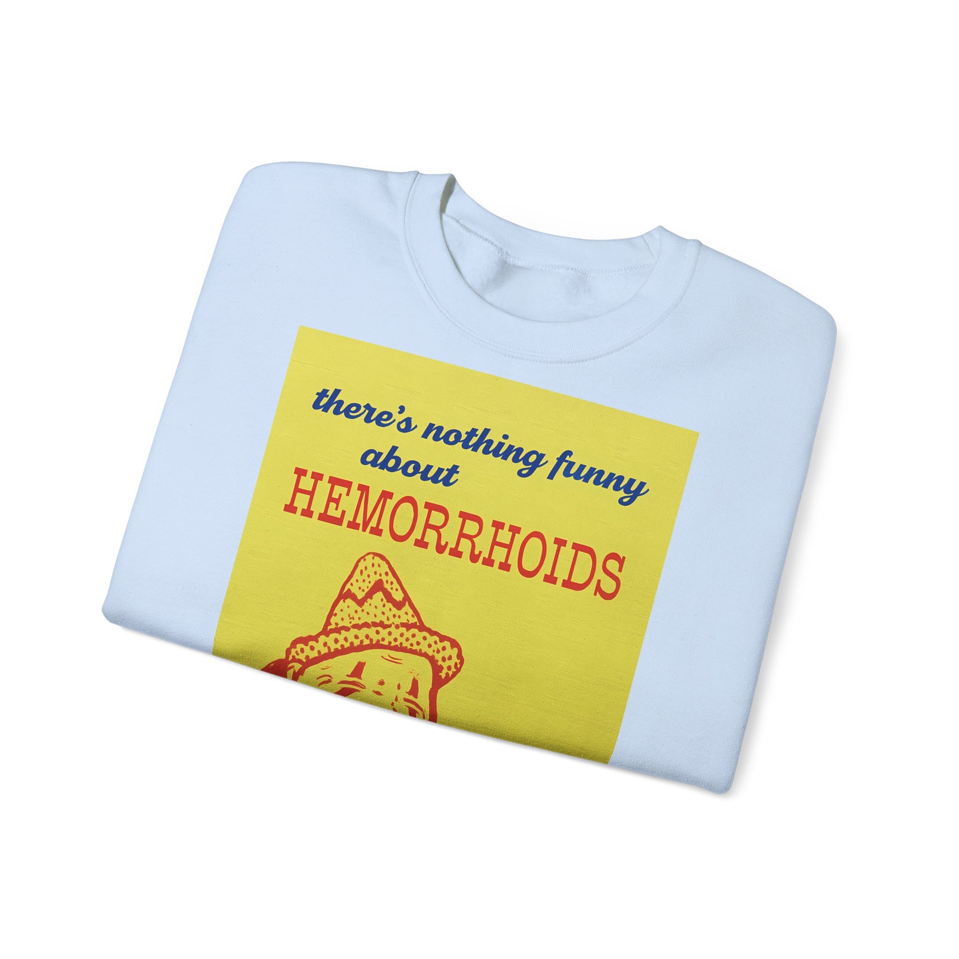 Sweatshirt – There's Nothing Funny About Hemorrhoids – Satire-Hoodie mit Clown-Motiv | True Insights Design mit Humor
