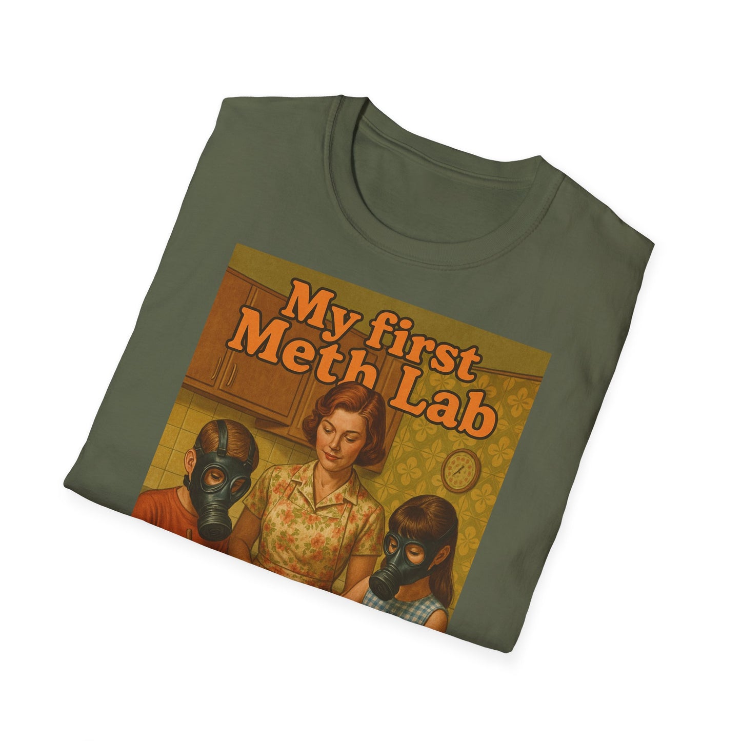 Retro My First Meth Lab T-Shirt - Family Cooking – Freches Satire-Design für mutige Statements | True Insights