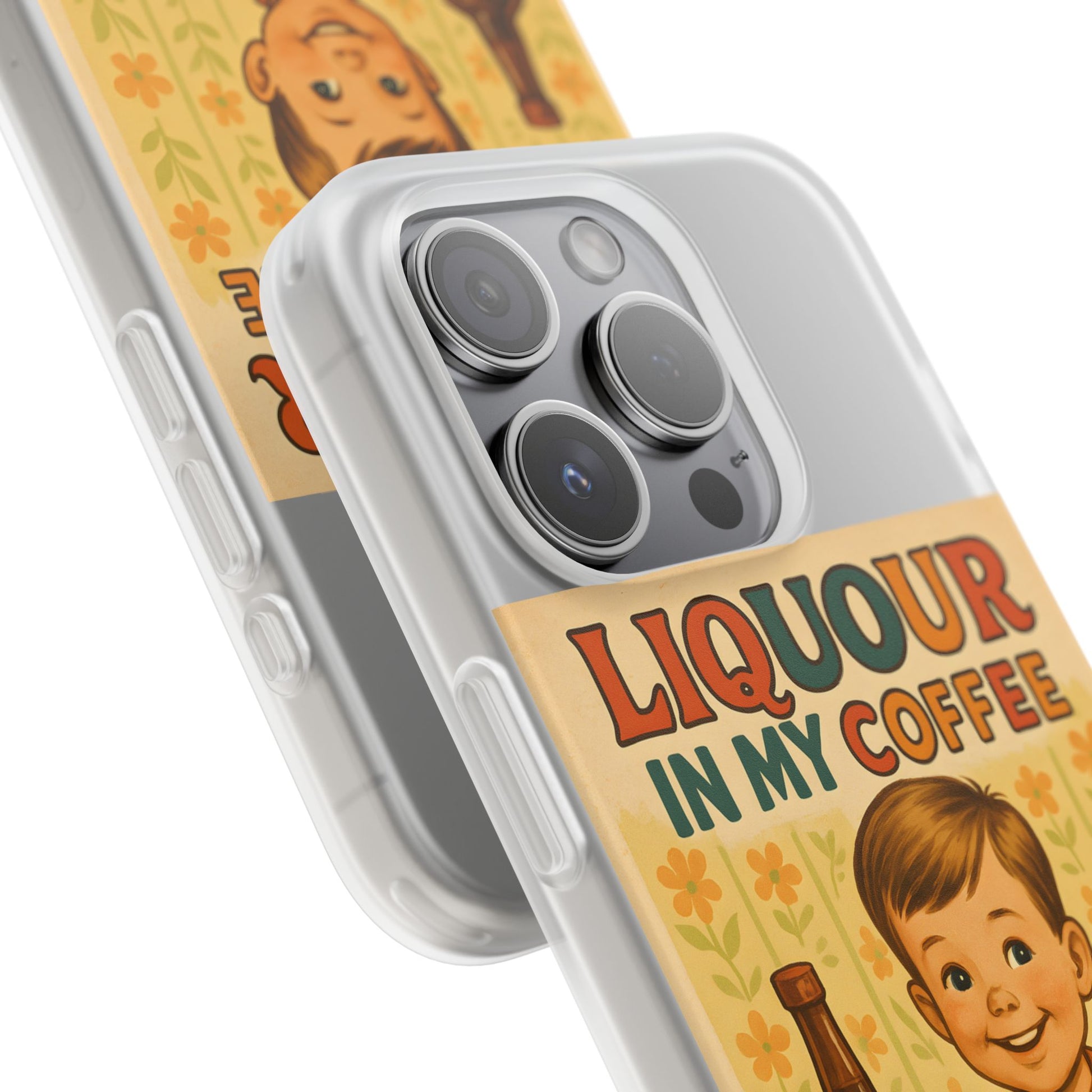 Handyhülle – „Liquor in My Coffee“ (Satire-Edition)-Phone Case-True Insights