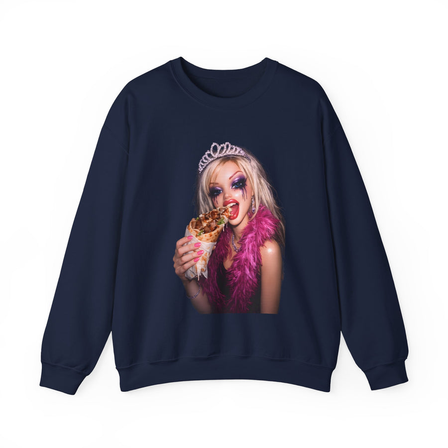 Princess Punk Sweatshirt – Freches Party-Motiv mit Drag-Queen-Glam
