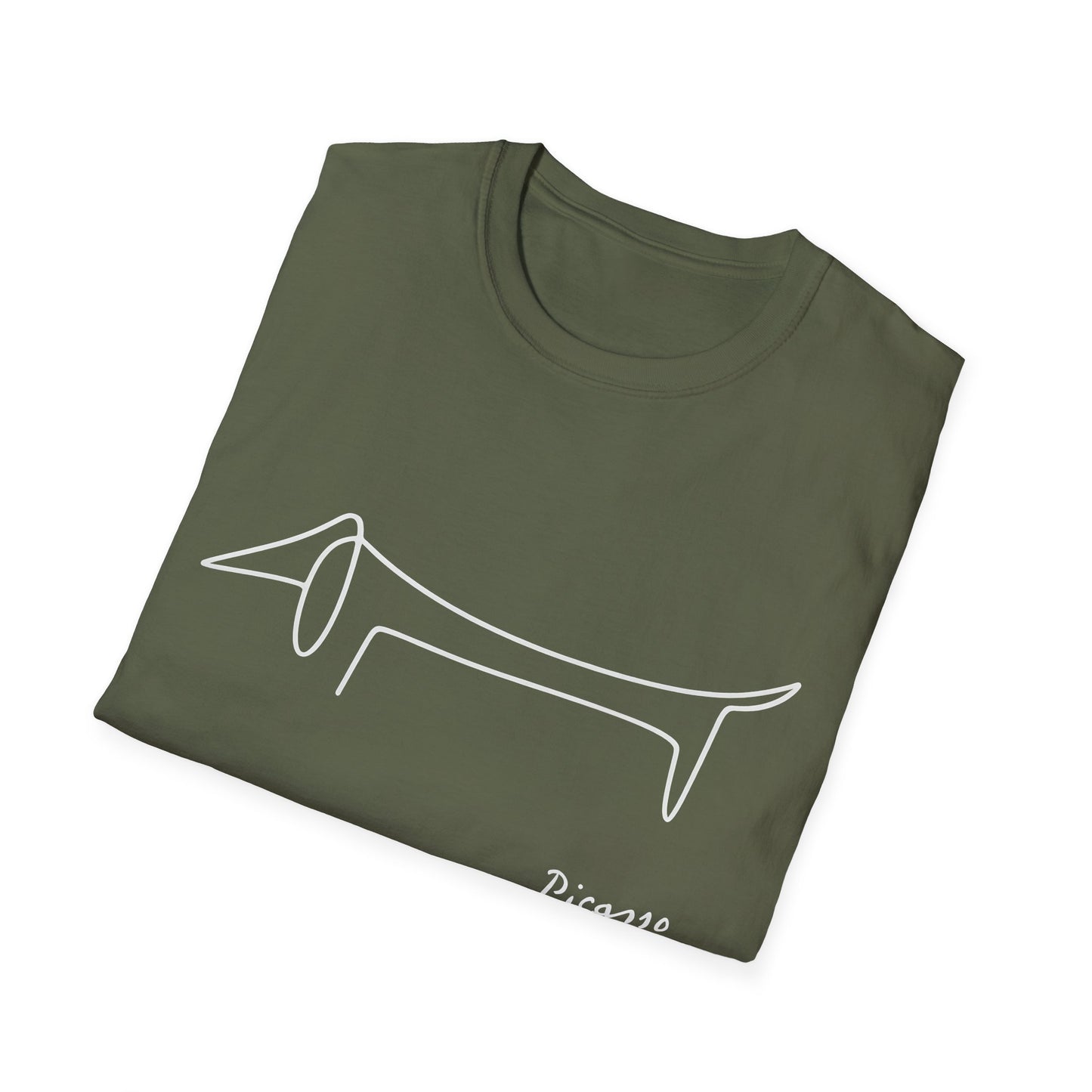 Picasso Dackel T-Shirt – Das edle Geschenk für Dackel-Besitzer