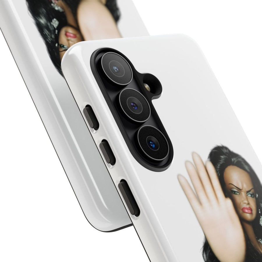 Coque de téléphone humoristique Talk to the Hand Doll – Coque effrontée pour iPhone & Samsung
