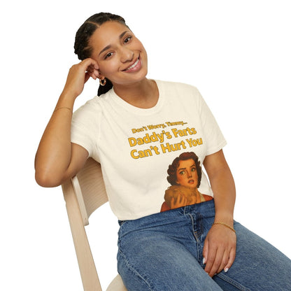 Daddy’s Farts – Satirisches Retro-T-Shirt für alle, die schwarzen Humor lieben – Freches Satire-Design für mutige Statements | True Insights