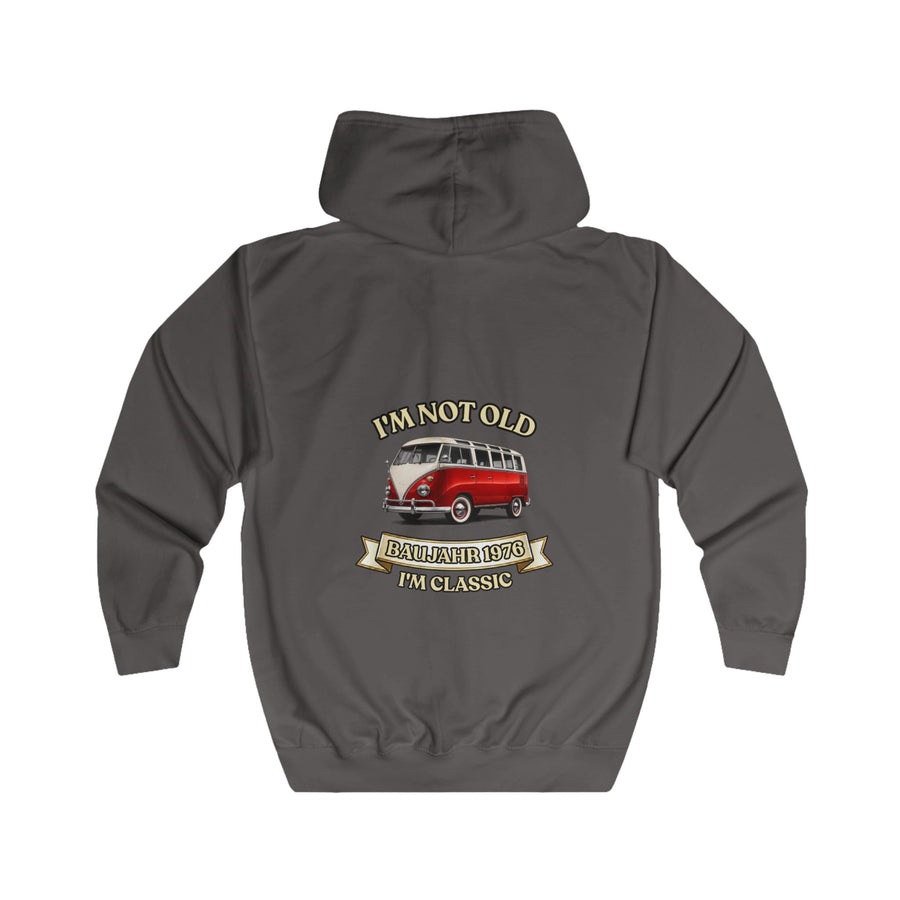 Geschenk zum 50. Geburtstag – Zip-Hoodie Jahrgang 1976 VW Bulli