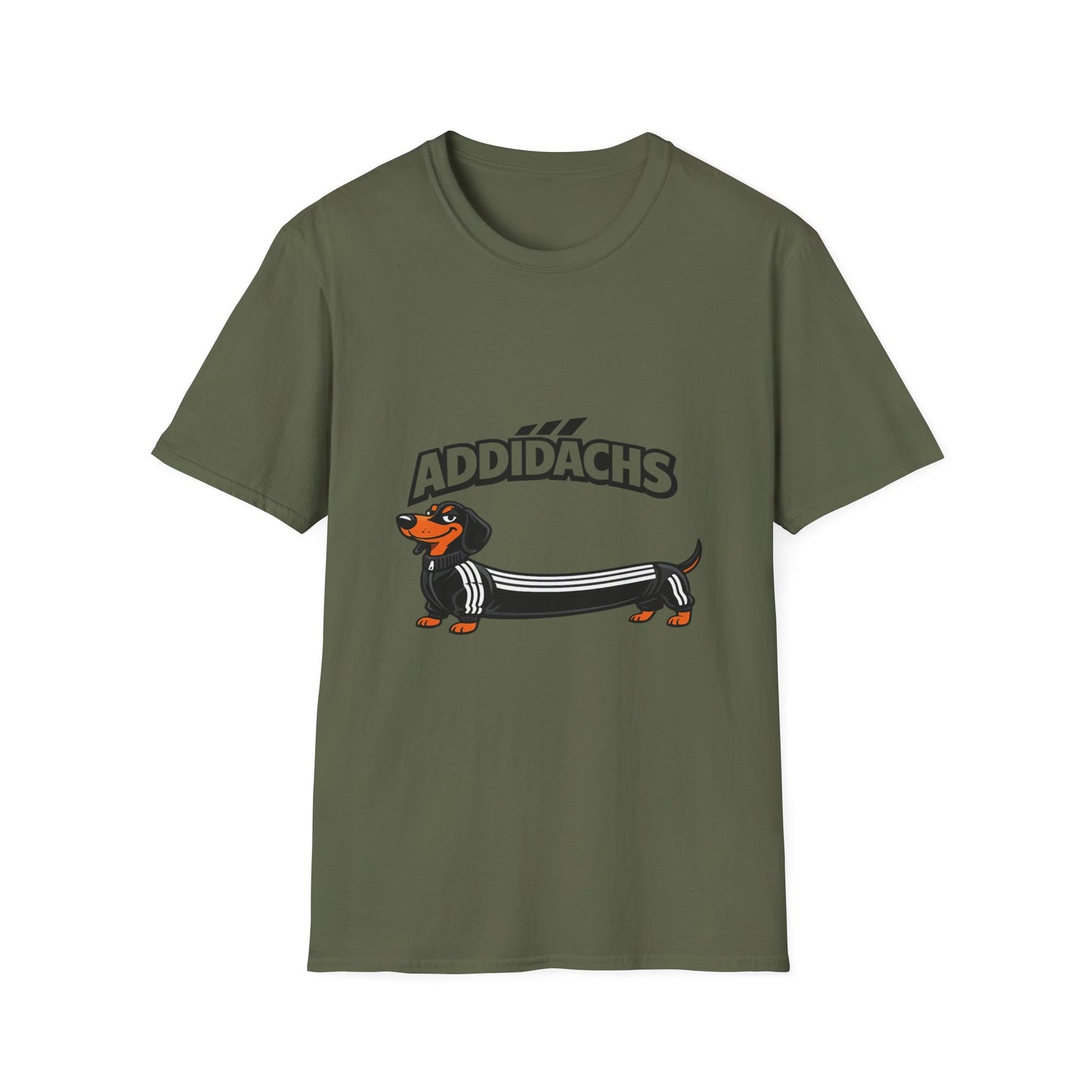 Addidachs T-Shirt – Lustiges Dackel Shirt mit Trainingsanzug