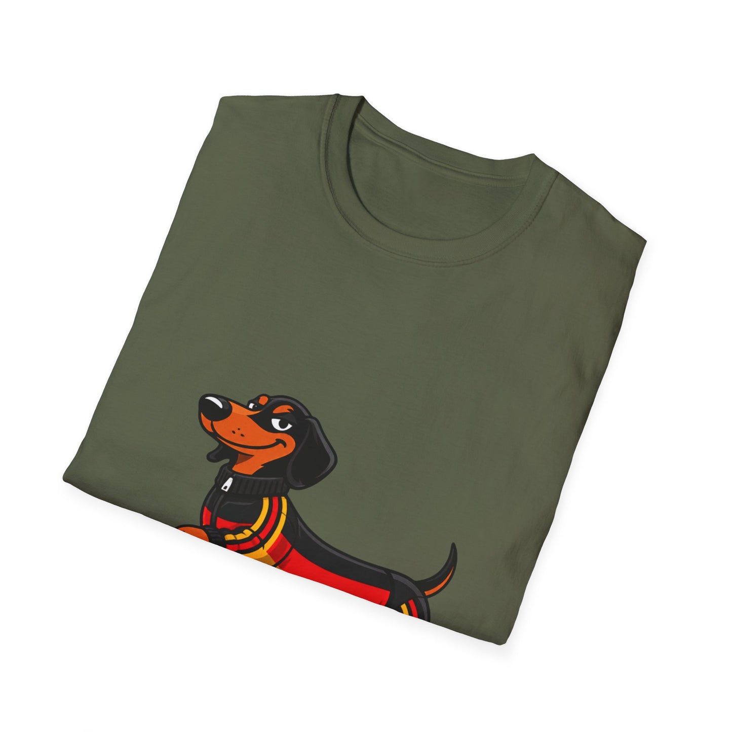 True Insights T-Shirt Fußball Dackel WM 2026 satirisches Dackel-Motiv im Deutschland-Trikot