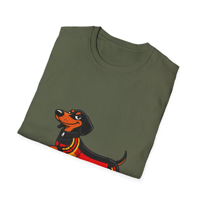 True Insights T-Shirt Fußball Dackel WM 2026 satirisches Dackel-Motiv im Deutschland-Trikot