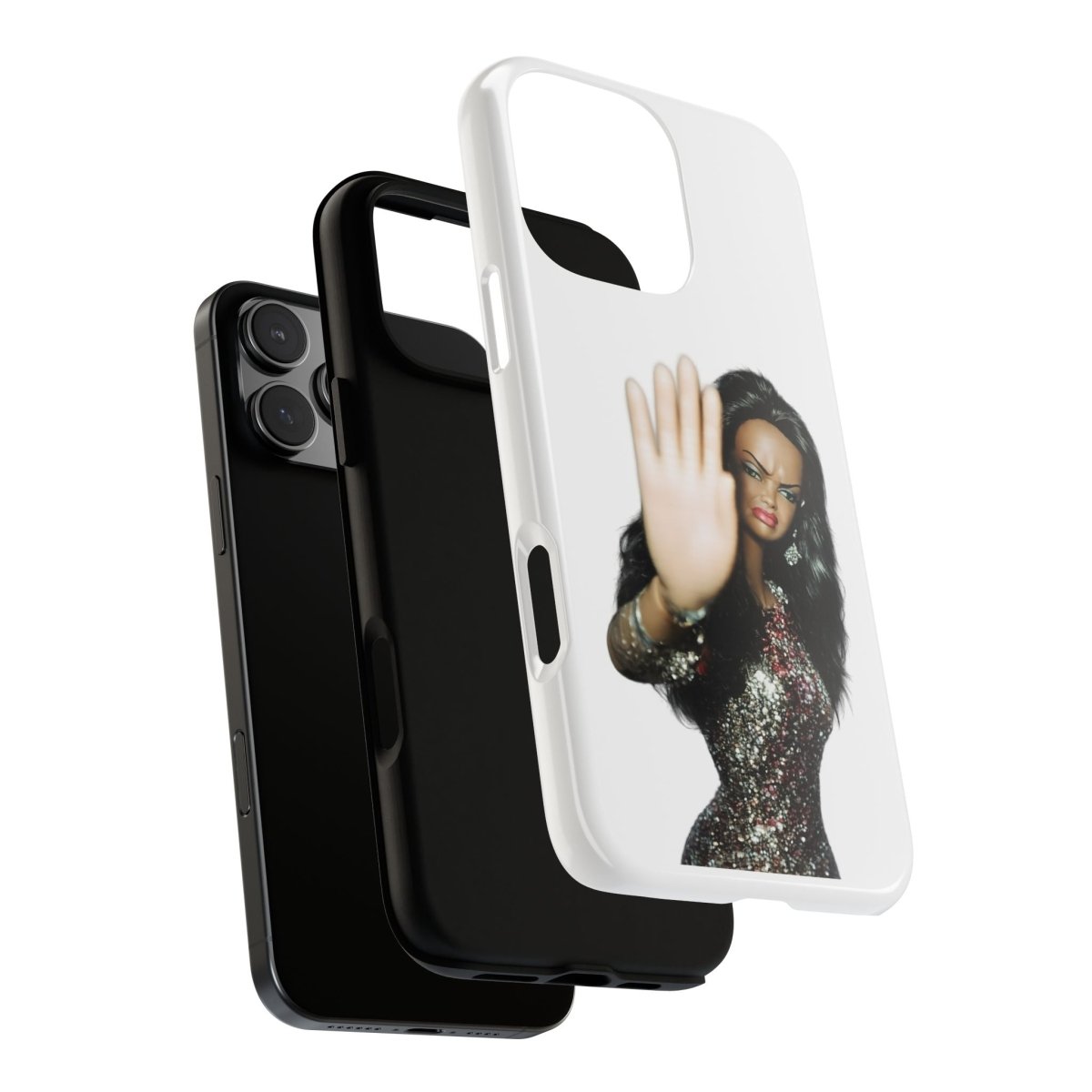 Lustige Handyhülle Talk to the Hand Doll – Freche Handyhülle für iPhone & Samsung