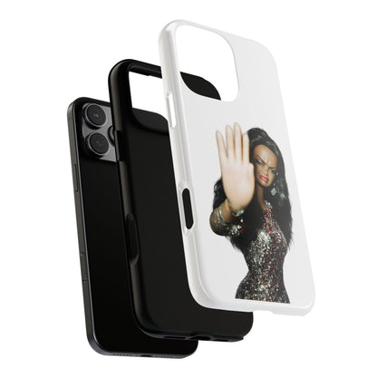 Lustige Handyhülle Talk to the Hand Doll – Freche Handyhülle für iPhone & Samsung