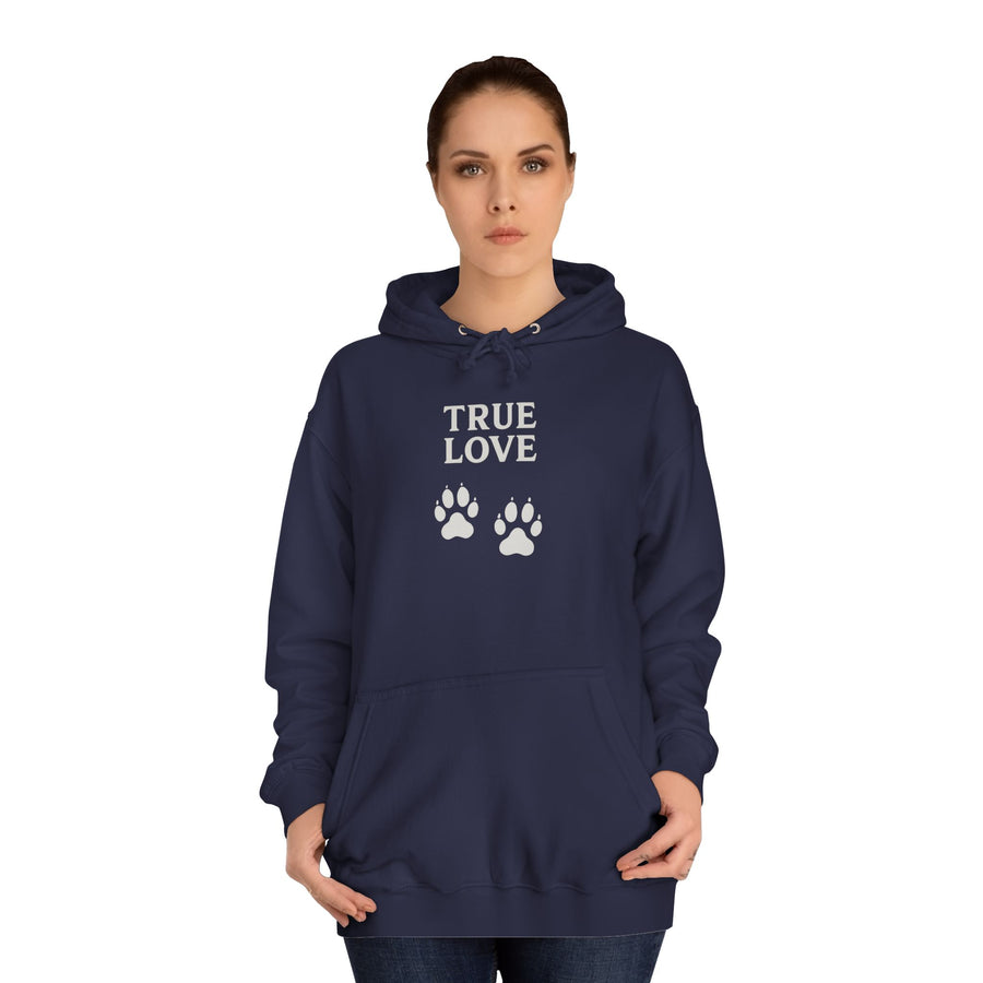 True Love Hoodie Teckel – Empreintes de pattes pour les amoureux des chiens