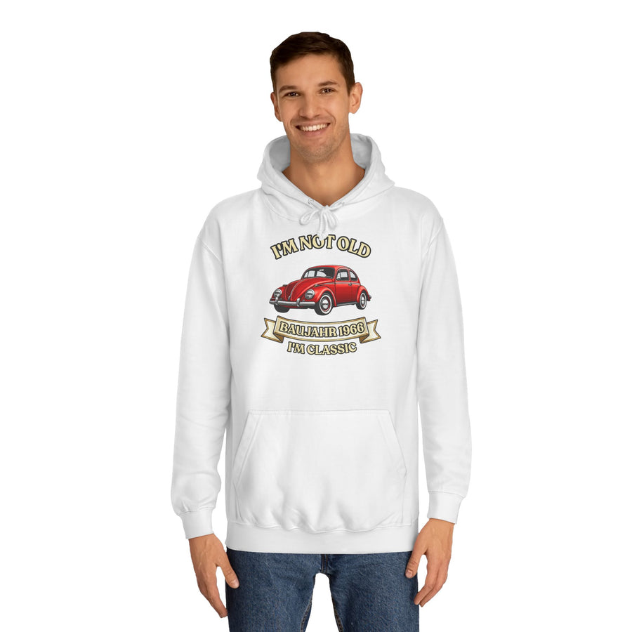 Geschenk zum 60. Geburtstag – Hoodie Jahrgang 1966 VW Käfer