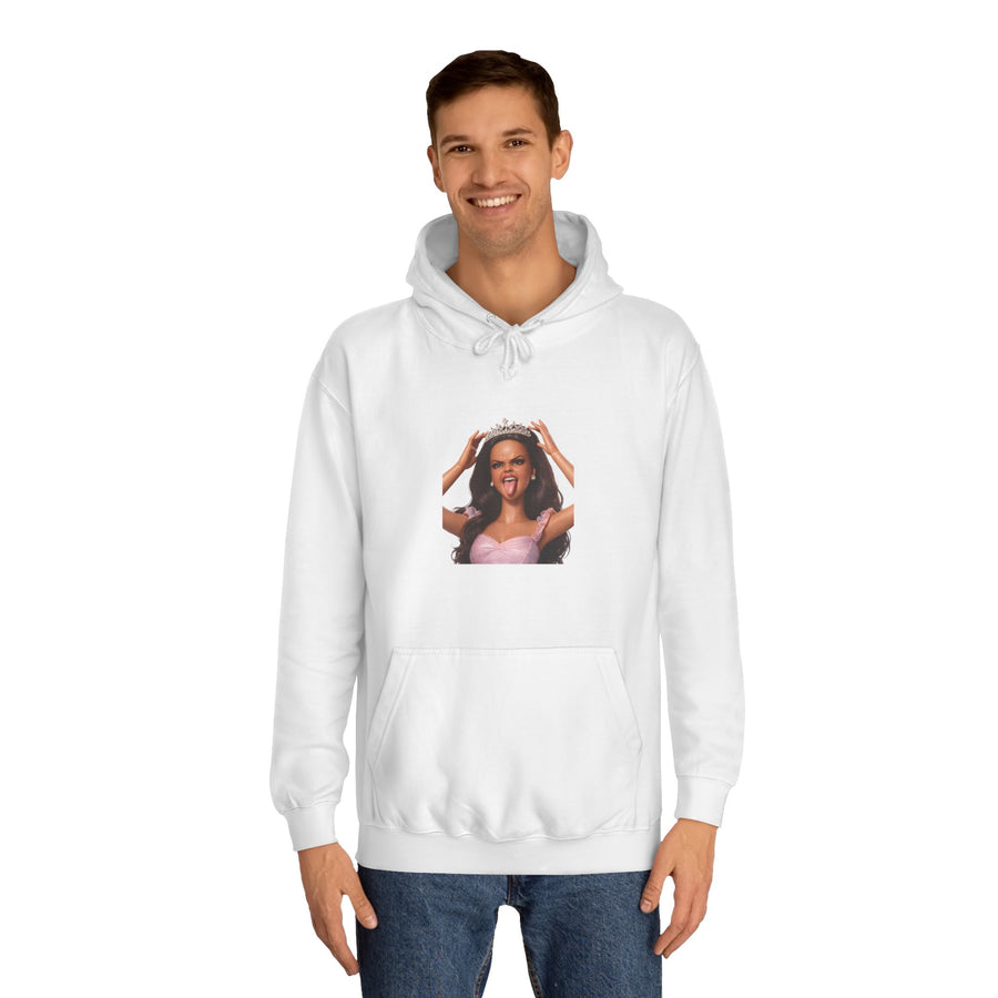 True Insights Barbicore Prinzessin Hoodie – Freches Puppen-Motiv mit Krone und Zunge raus