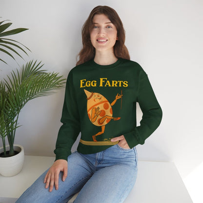 Sweatshirt – Egg Farts – Surreale Eleganz mit einem Hauch Absurdität | True Insights Design mit Humor