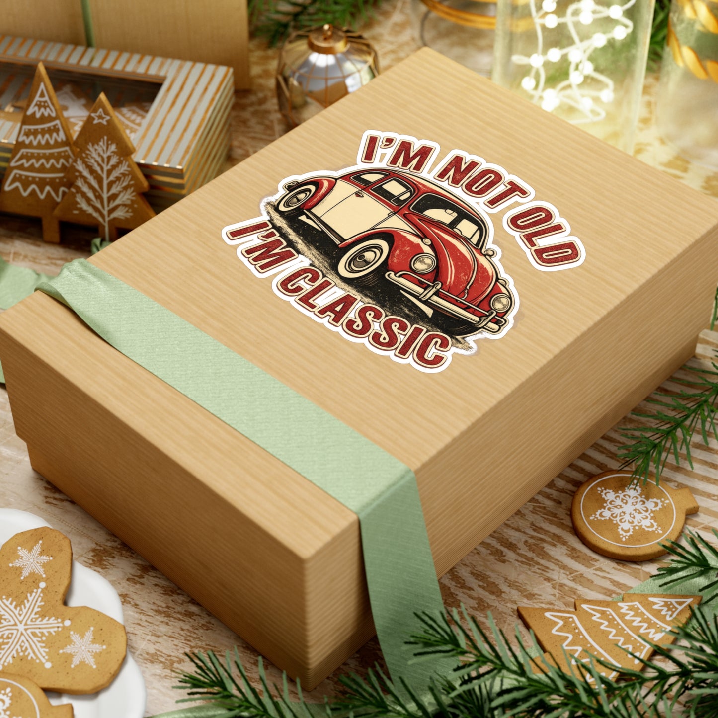 I'm Not Old I'm Classic Sticker – Vintage Käfer Oldtimer Aufkleber für Geburtstag & Autofans