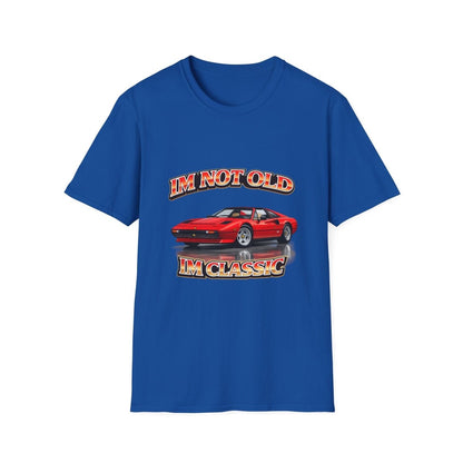 I'm Not Old I'm Classic | Magnum P.I. T-Shirt | Ferrari 308 GTS Retro Shirt