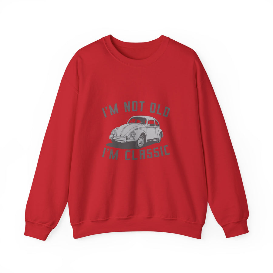 VW Käfer I'm Not Old I'm Classic Sweatshirt – Oldtimer-Geschenk für Käfer-Fans