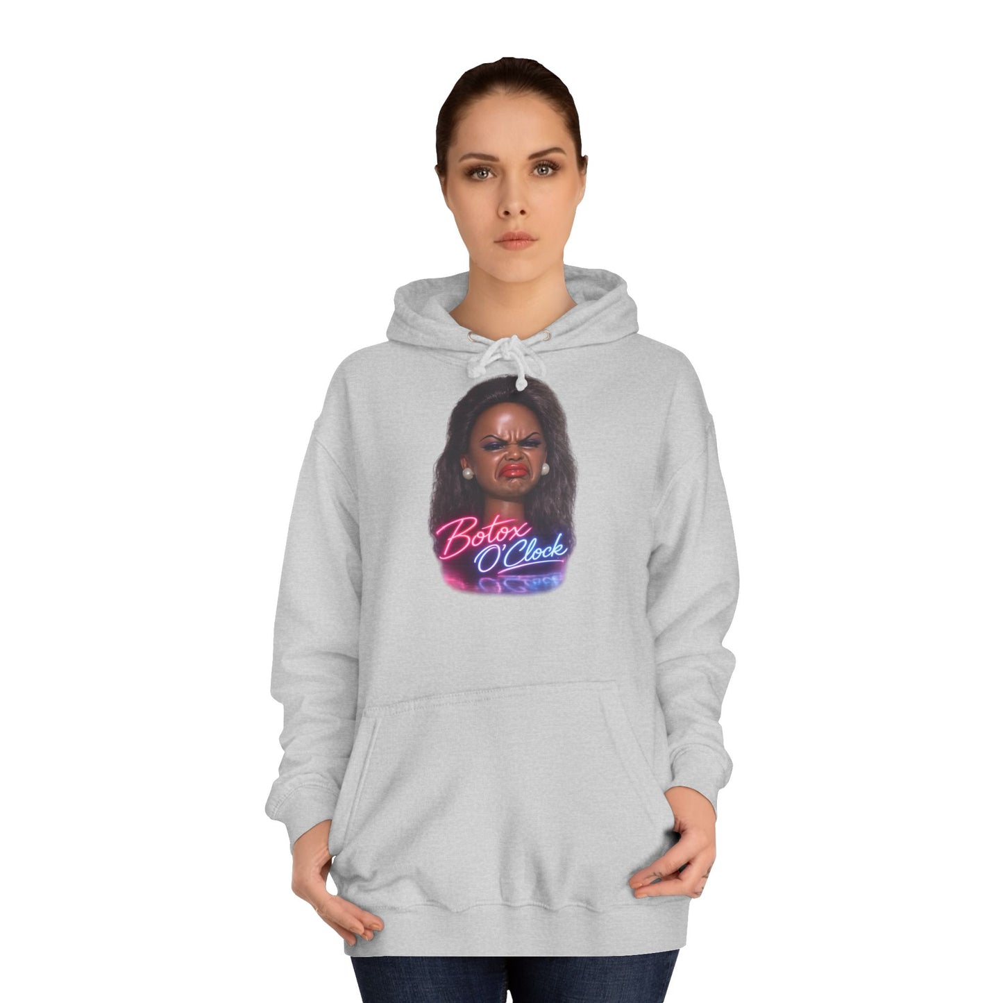 Botox O'Clock Hoodie – Lustiges Neon Beauty Motiv für Botox-Fans, Damen & Herren Geschenk