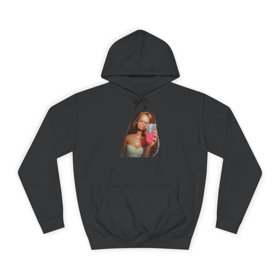 Party Doll Hoodie – Lustiger Partypulli mit Puppen-Motiv