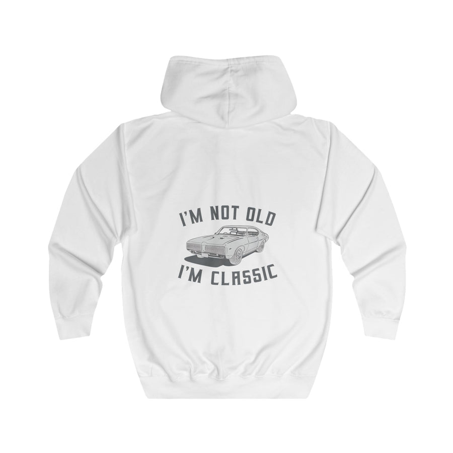 Classic Muscle Car Zip-Hoodie – I'm Not Old I'm Classic Geschenk für Autofans
