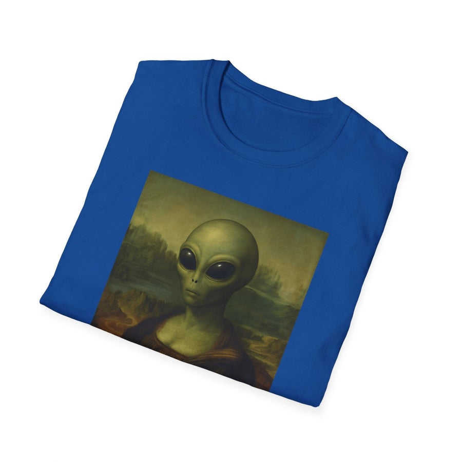 True Insights T-Shirt Mona Alien Kunstparodie Extraterrestrik, witziges Motiv als Hingucker für Kunstfans