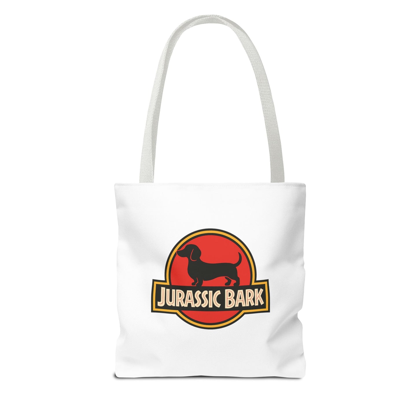 Jurassic Bark Tote Bag – Dackel Parodie Stofftasche für Hundeliebhaber & Dackelbesitzer, lustiges Geschenk