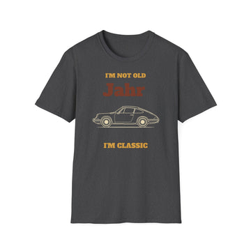 T-Shirt — “I’m Not Old, I’m Classic” Personalized Year Retro Car Tee