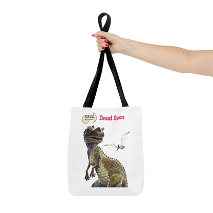 We'll All Be Dead Soon T-Shirt Unisex – Lustiges Dinosaurier Statement Shirt mit Flugsaurier, Sarkasmus & Nihilismus