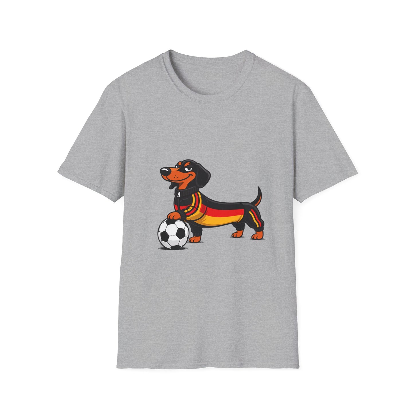 True Insights T-Shirt Fußball Dackel WM 2026 Deutschland Trikot in Sport Grey