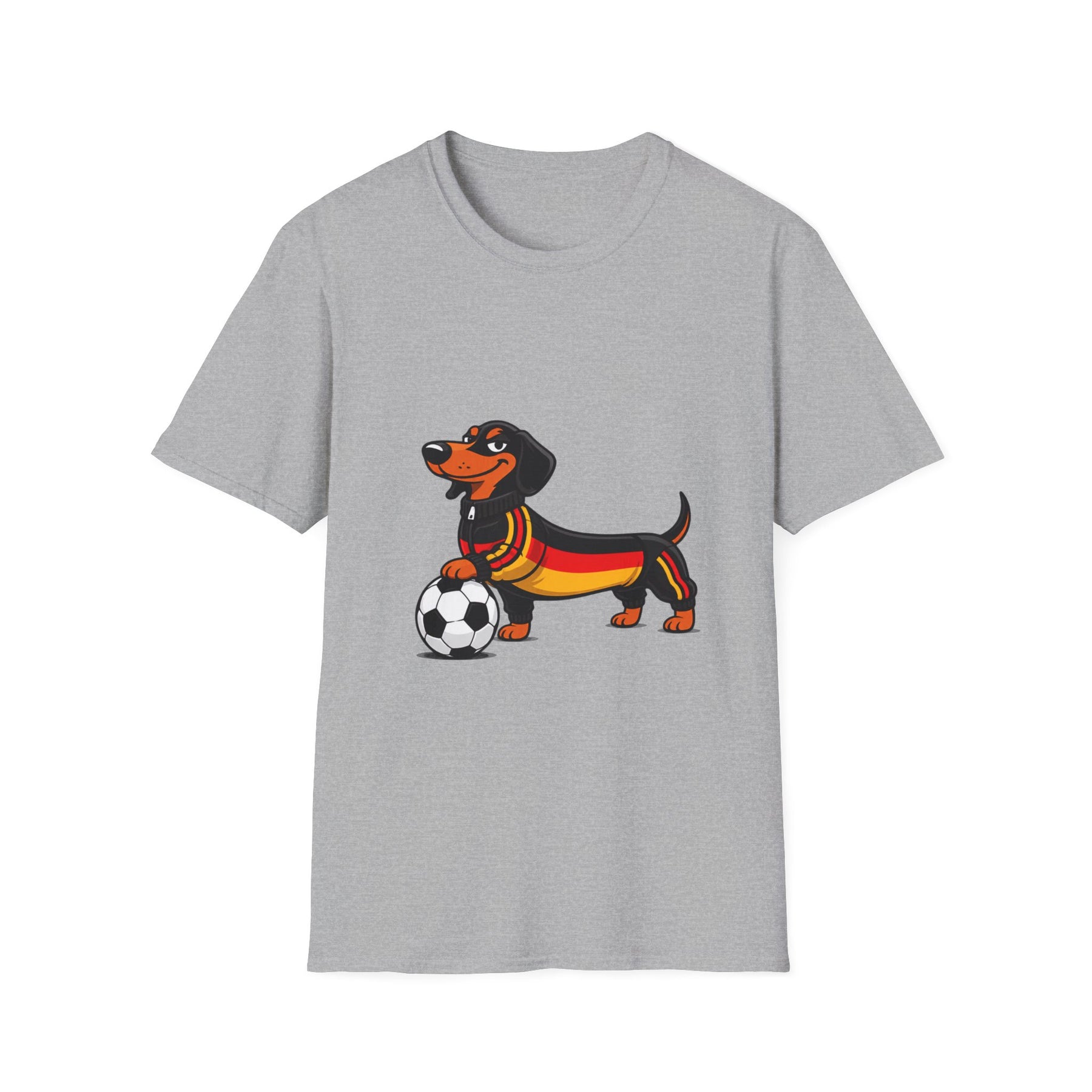 True Insights T-Shirt Fußball Dackel WM 2026 Deutschland Trikot in Sport Grey