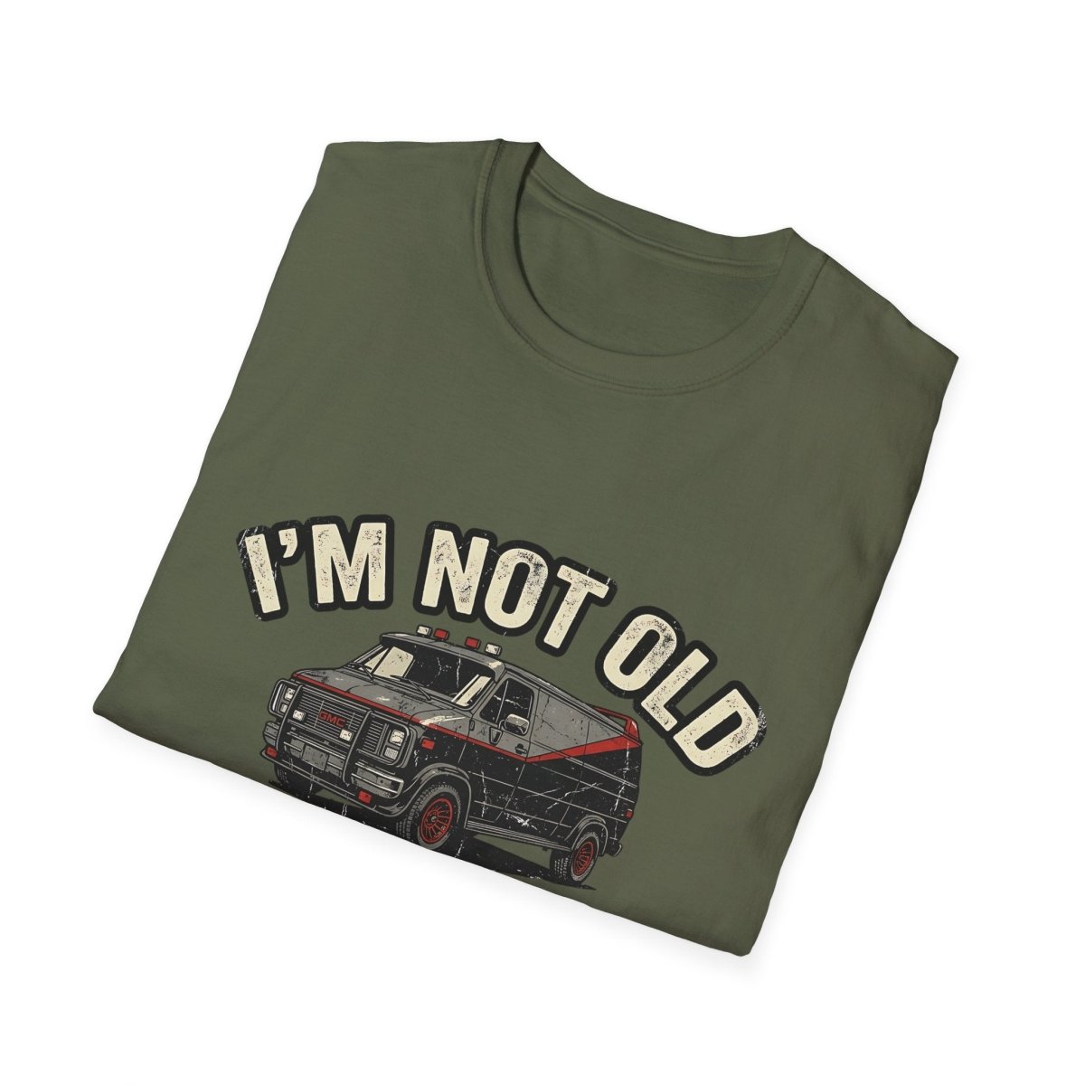 True Insights T-Shirt I'm Not Old I'm Classic Retro Van Motiv für Vintage Fans getragen