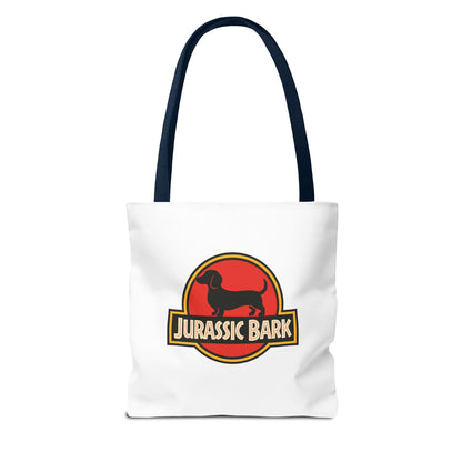 Jurassic Bark Tote Bag – Dackel Parodie Stofftasche für Hundeliebhaber & Dackelbesitzer, lustiges Geschenk