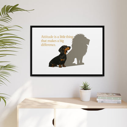 Inspirierendes Wandmotiv mit klarer Botschaft – ruhig, positiv und ideal für moderne Wohnräume.